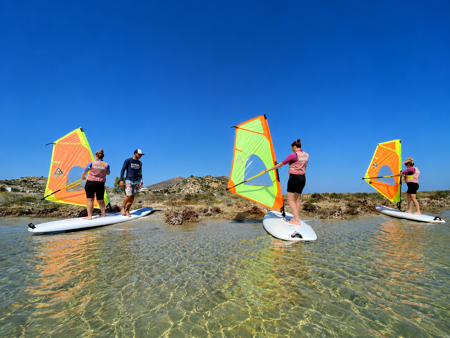 Wind Surfing Lessons in Naxos